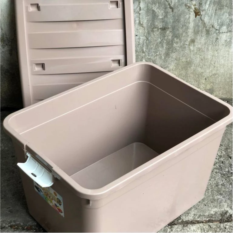 163 Liters Large Storage Box with wheels